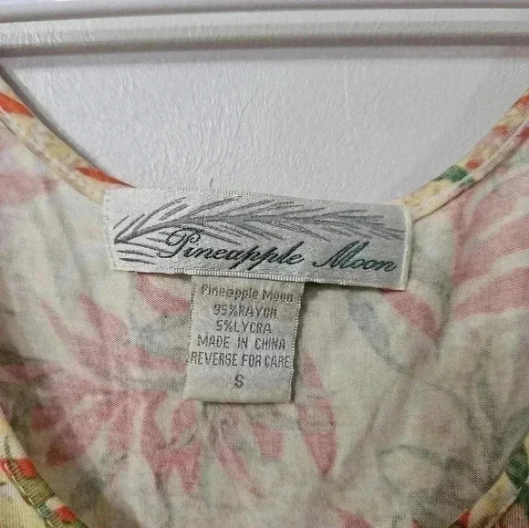 EUC! Pineapple moon tank top! - Picture 2 of 5